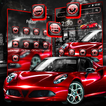 Red Furious Sports Car Theme