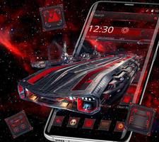 Red Dark Galaxy Legend Theme постер