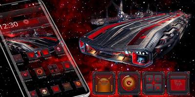 Red Dark Galaxy Legend Theme скриншот 3