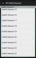 Hadith Nawawi تصوير الشاشة 1