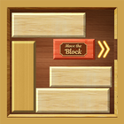 Move the Block: Unblock Red Wood أيقونة
