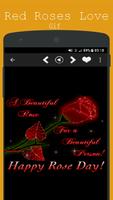Red Roses Love Gif syot layar 1