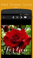 Red Roses Love Gif syot layar 2