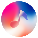 Phone X Music - Red player icône