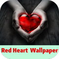 red heart wallpaper