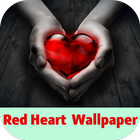 red heart wallpaper ícone