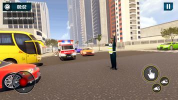 Simulator polis polis trafik syot layar 3