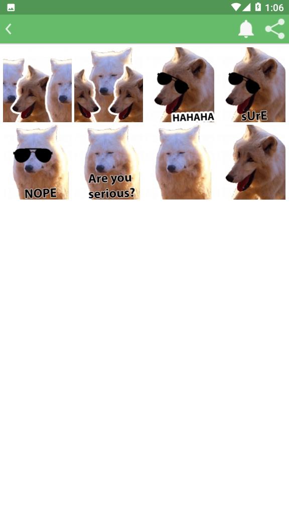 Laughing Wolves Meme Stickers For Android Apk Download
