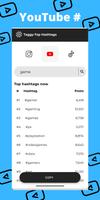 Hashtags-Taggy for the best hashtags capture d'écran 1