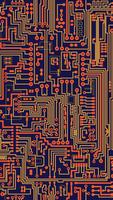 Electronic circuits wallpapers poster