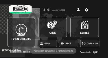 IPTV WORLD PRO capture d'écran 1
