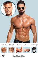 Man Fit Body Photo Editor Poster