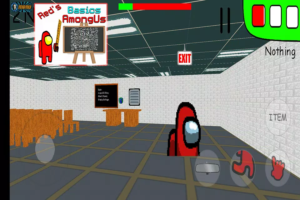 Red Baldi's Basics In Among Mod 2021 APK for Android Download