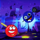 Red Bounce Ball: Blue Monster Zeichen