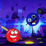 Red Bounce Ball: Blue Monster icon