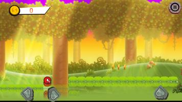 Red Bounce Ball: Blue Monster screenshot 1