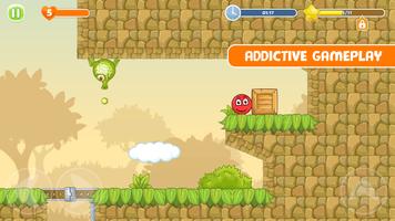 Red Bounce Ball 5: Jump Ball Adventure screenshot 2