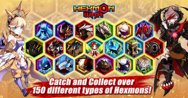 Hexmon War - Monster Collecting RPG capture d'écran 1