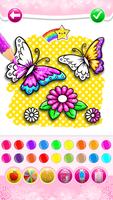 Glitter Butterfly Coloring - L स्क्रीनशॉट 1