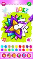 Rainbow Flower Coloring Screenshot 2