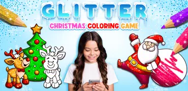 Christmas Coloring Game - Learn Colors