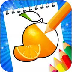 Fruits and Vegetables Coloring Game アプリダウンロード