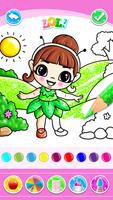 Doll dress Glitter Coloring Book Glitter screenshot 3