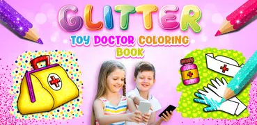 Toy Doctor Set coloring and dr