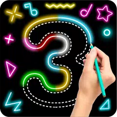 Learn To Draw Glow Numbers アプリダウンロード