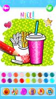 Jeu ​​de coloriage alimentaire capture d'écran 1