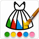 Игра-раскраска для девочек иконка