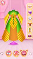 Glitter Dress Coloring Game imagem de tela 2