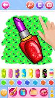 Glitter lips coloring game スクリーンショット 3