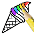 Glitter Ice Cream Coloring APK