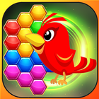 Red Bird Hexa Puzzle icône