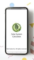 Calculatrice d'énergie solaire Affiche