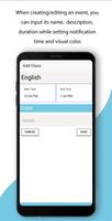 Time Table -  Schedule Maker ảnh chụp màn hình 1