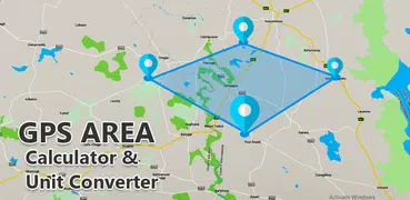 Área de GPS Calcular App: Área Campos Medida App