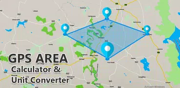 для расчета площади GPS:измерения площади полей