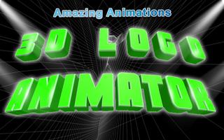 Texte 3D Animé-animation 3D le logo,intro vidéo 3D Affiche