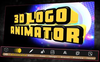 Texte 3D Animé-animation 3D le logo,intro vidéo 3D capture d'écran 1
