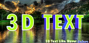 3D Text Foto Herausgeber Lite-3D Logo & 3D Name