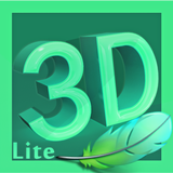 3D Texte Photo Éditeur Lite-3D Logo  & 3D prénom icône