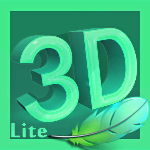 Editor de fotos texto 3D Lite-3D Logo & Nombre 3D