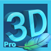 3D Bản văn hình chụp Biên tập viên-3D Biểu trưng