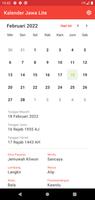 Kalender Jawa Asapon Lite Ekran Görüntüsü 2