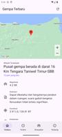 Info Gempa الملصق