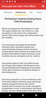 Pancasila Dan UUD 1945 Offline تصوير الشاشة 1