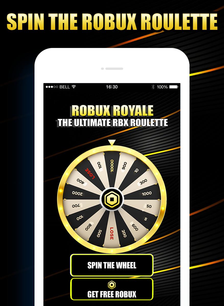 Robux Royale Free Robux Roulette For Robloxs For Android Apk Download - roblox how to make a game timer earn robux quiz