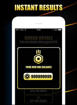 Robux Royale - Free Robux Roulette For Robloxs 3